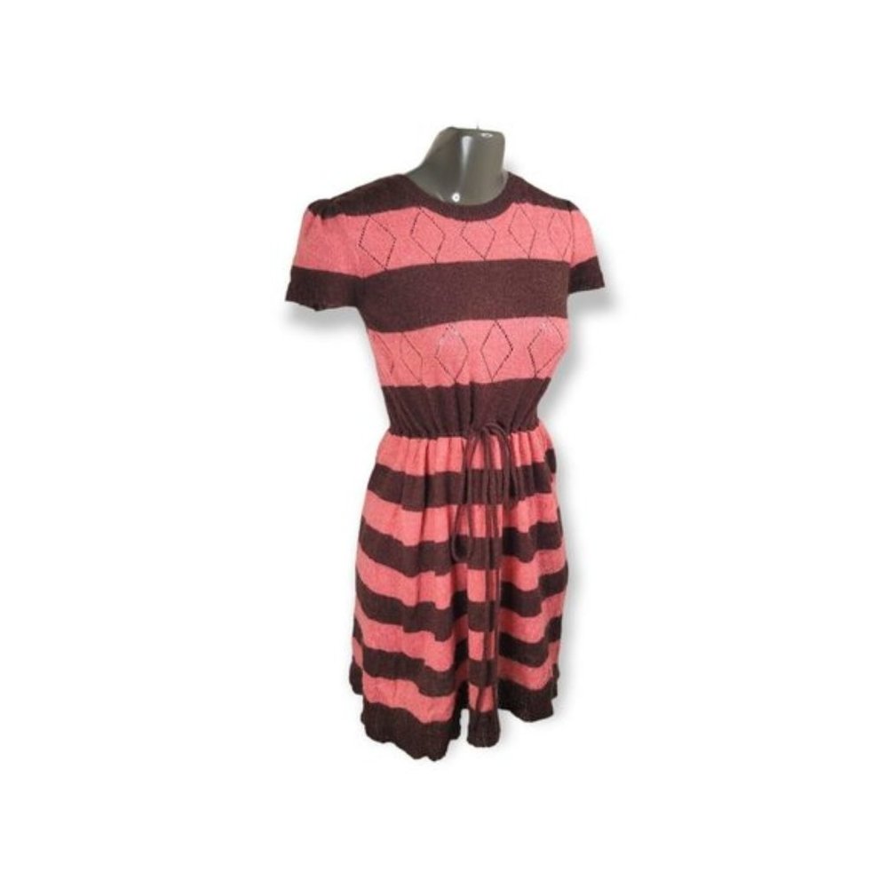 Divided By H&M Women's Round Neck Short Sleeve Fit & Flare Midi Dress Size 4